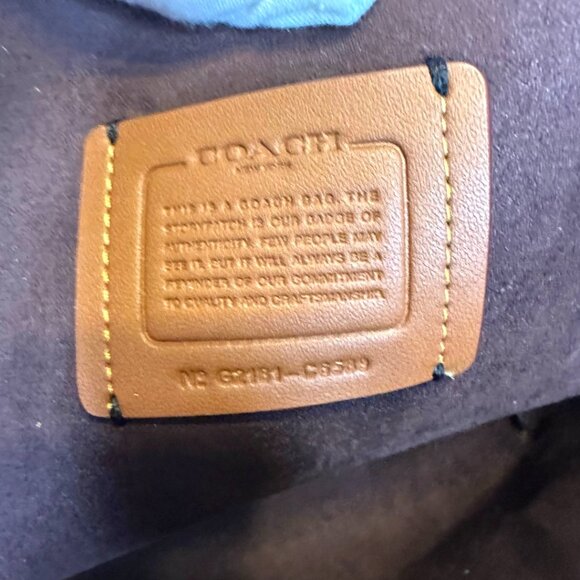 Coach Large Musical Penguin Leather Tote - Picture 7 of 7